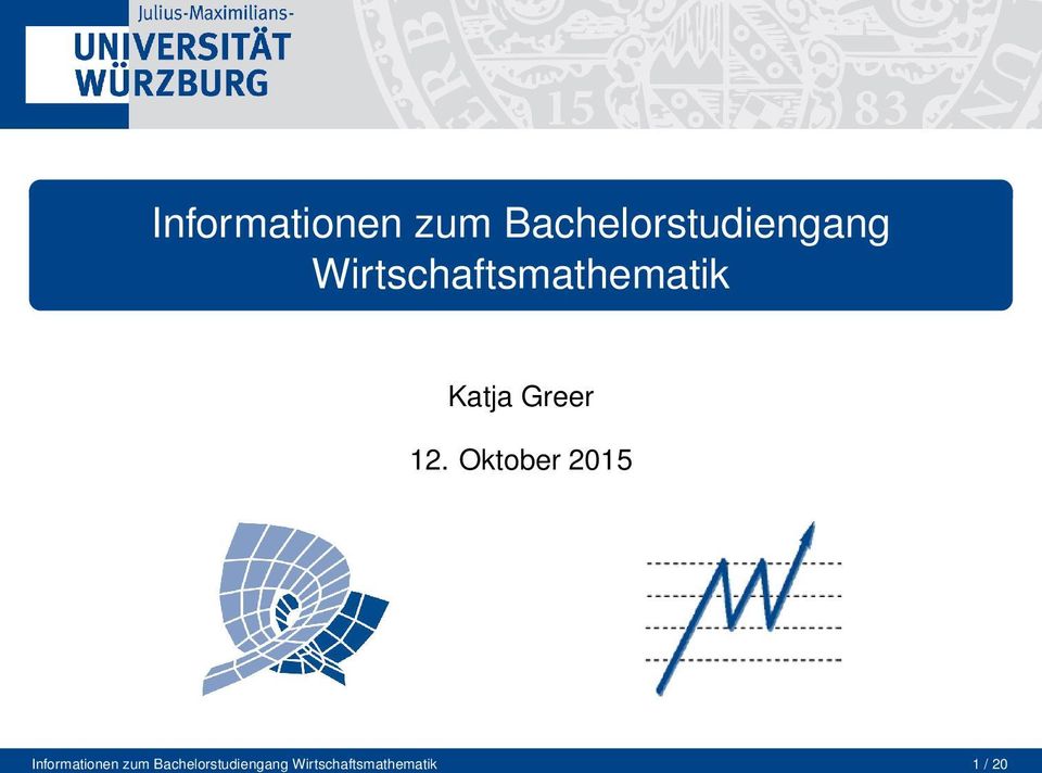 Oktober 2015  Wirtschaftsmathematik 1