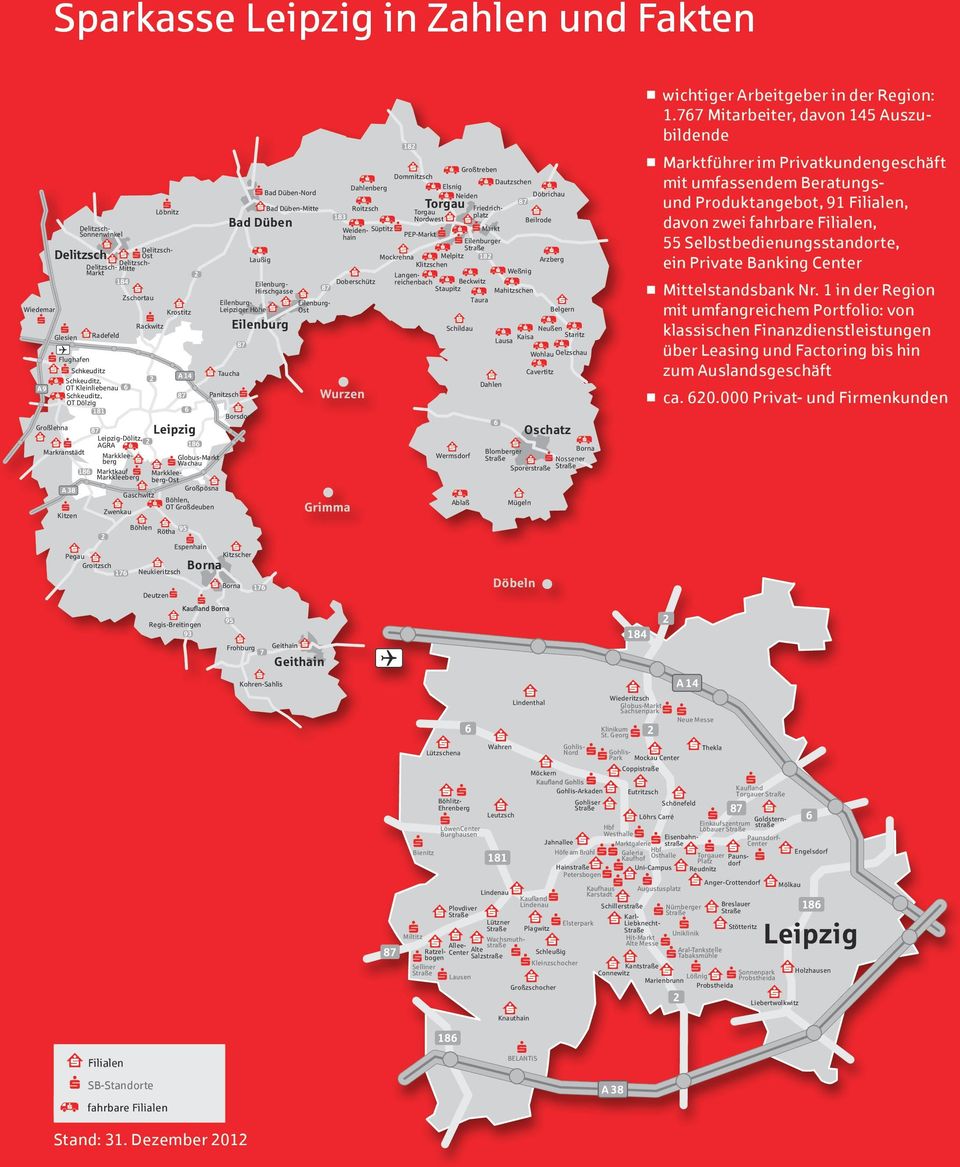 Gaschwitz Böhlen Löbnitz Rötha Krostitz Neukieritzsch A 14 Markkleeberg Markkleeberg-Ost Deutzen 6 Leipzig 95 186 Globus-Markt Wachau Regis-Breitingen 93 Großpösna Böhlen, OT Großdeuben Espenhain