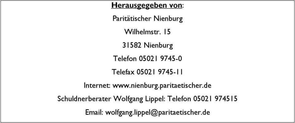 Internet: www.nienburg.paritaetischer.