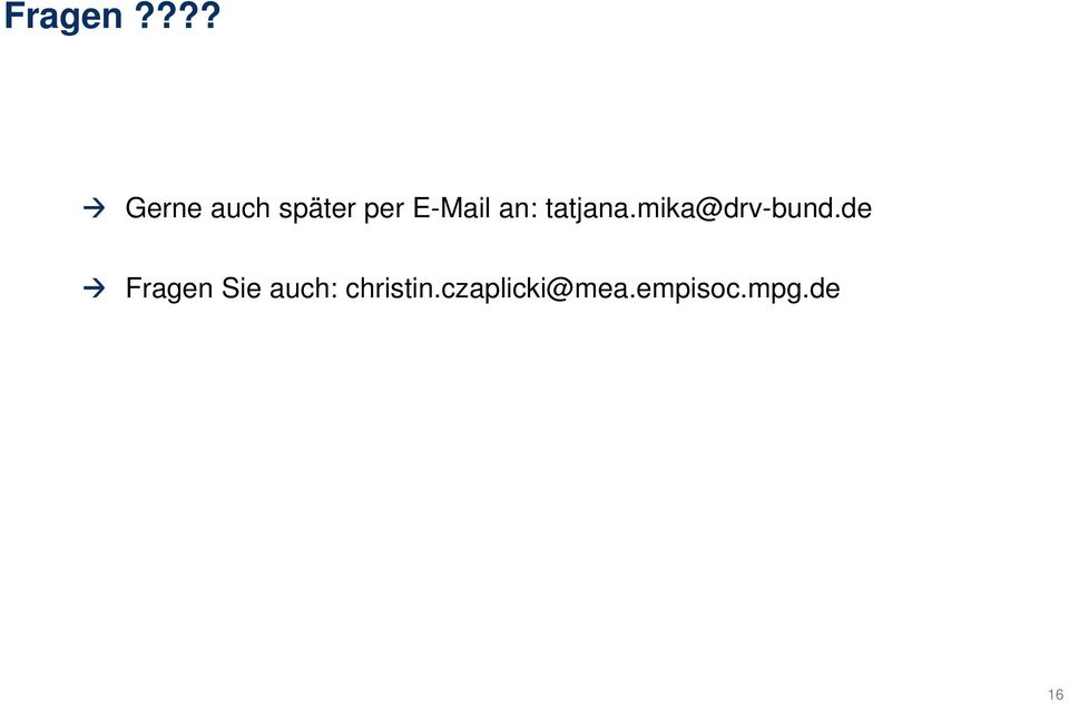 E-Mail an: tatjana.