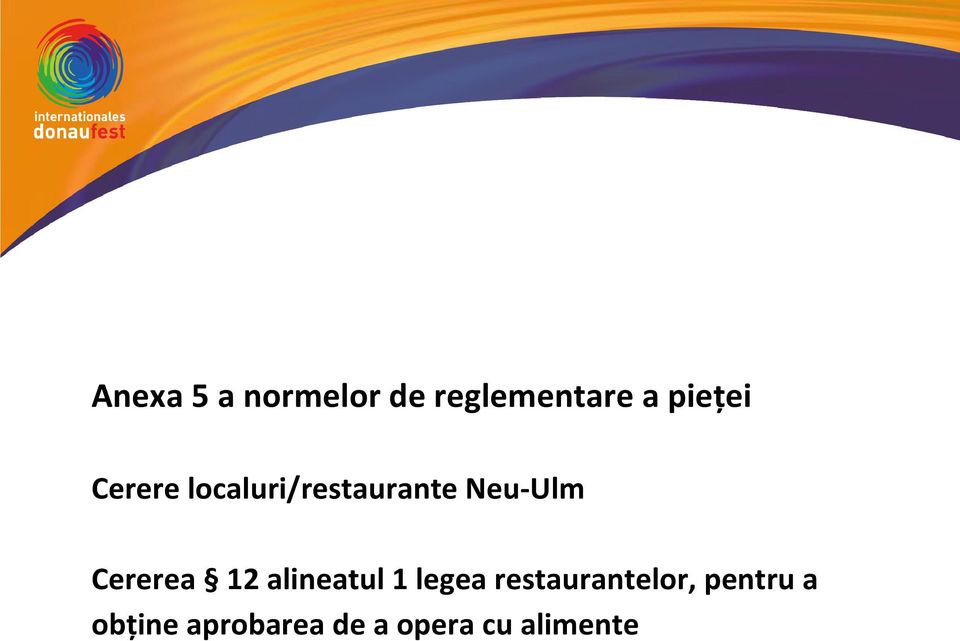 12 alineatul 1 legea restaurantelor, pentru