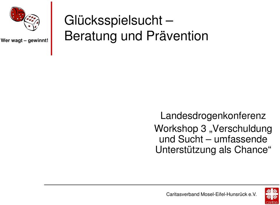 Workshop 3 Verschuldung und