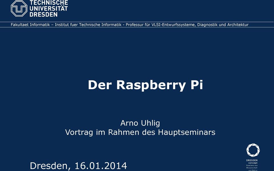 Diagnostik und Architektur Der Raspberry Pi Arno