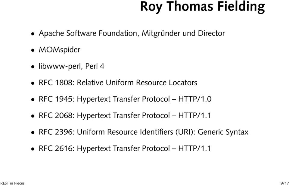 Transfer Protocol HTTP/1.0 RFC 2068: Hypertext Transfer Protocol HTTP/1.