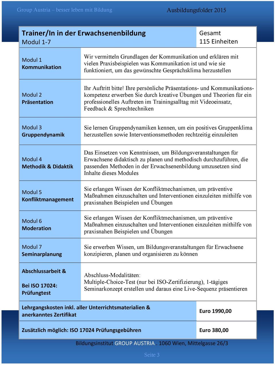 Ihre persönliche Präsentations- und Kommunikationskompetenz erwerben Sie durch kreative Übungen und Theorien für ein professionelles Auftreten im Trainingsalltag mit Videoeinsatz, Feedback &