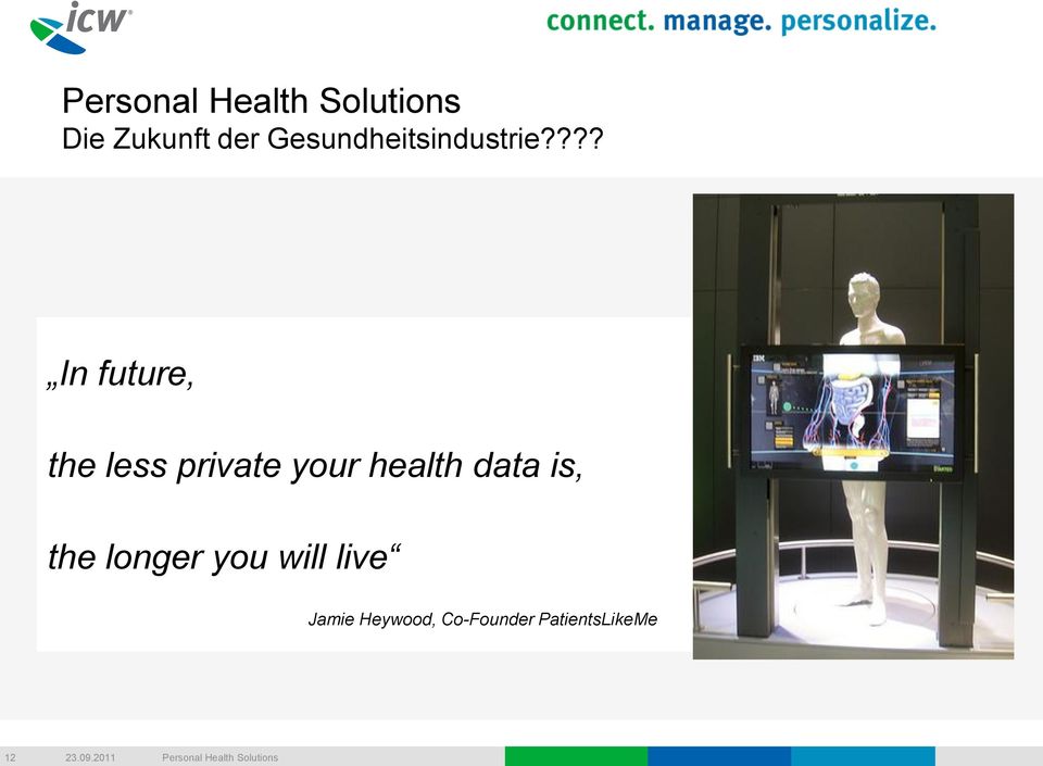 health data is, the longer you will