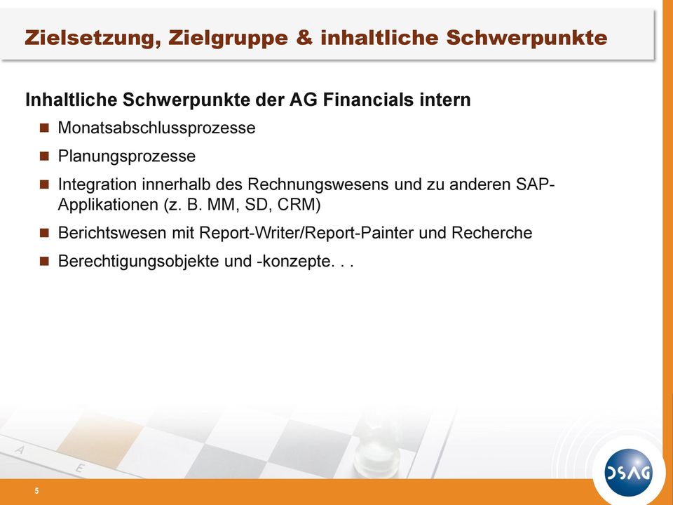 Rechnungswesens und zu anderen SAP- Applikationen (z. B.