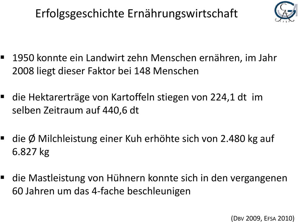 Zeitraum auf 440,6 dt die Ø Milchleistung einer Kuh erhöhte sich von 2.480 kg auf 6.