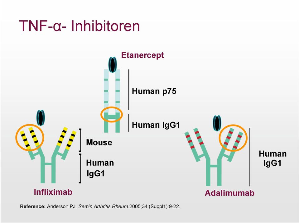 Infliximab Adalimumab Reference: Anderson