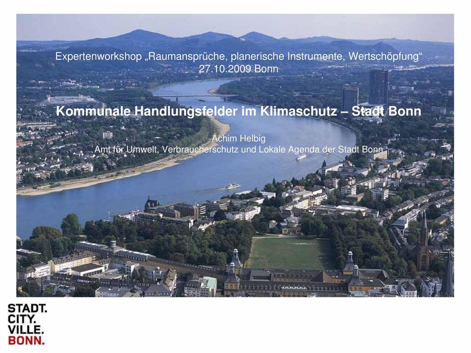 2009 Bonn Kommunale Handlungsfelder im Klimaschutz
