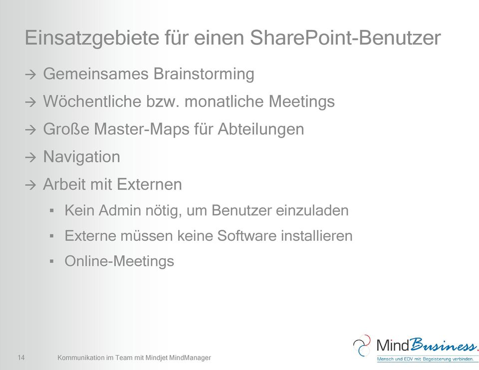 monatliche Meetings Große Master-Maps für Abteilungen Navigation