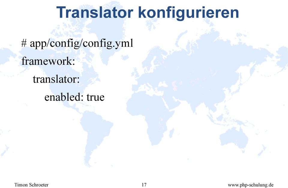 yml framework: translator: