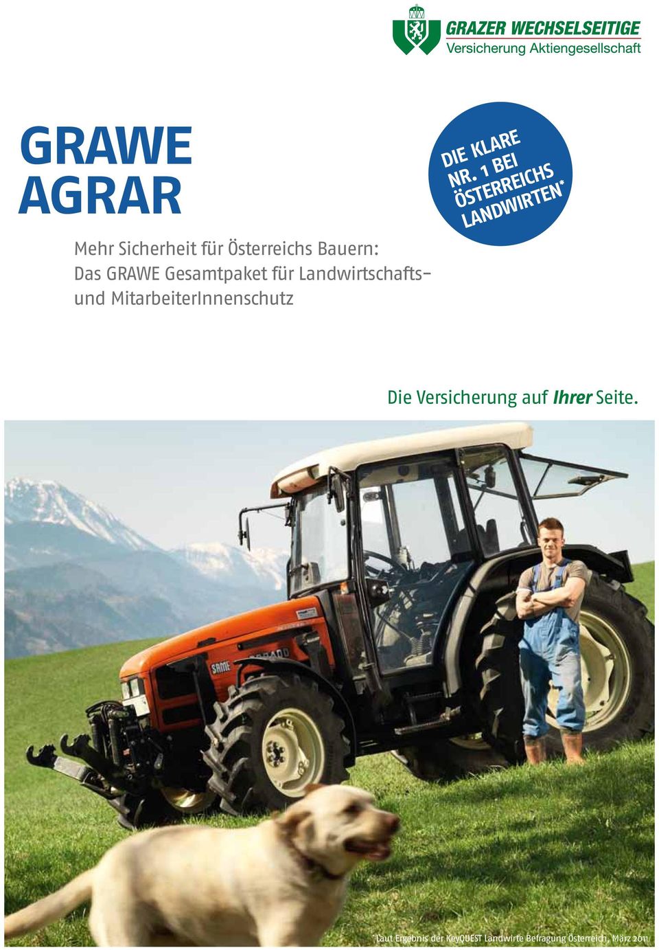 NR. 1 Bei Österreichs LandwirteN * Die Versicherung auf Ihrer Seite.