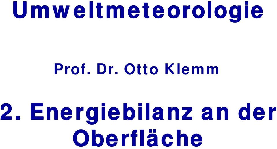Otto Klemm 2.