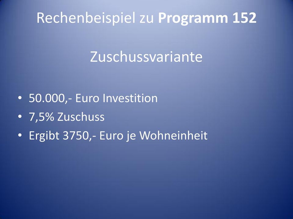 000,- Euro Investition 7,5%