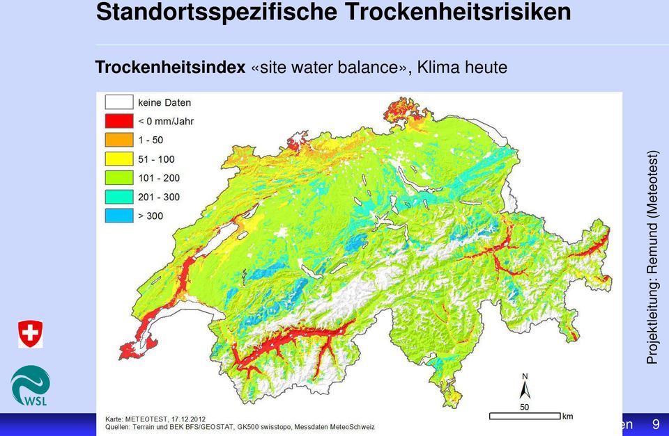Trockenheitsindex «site water