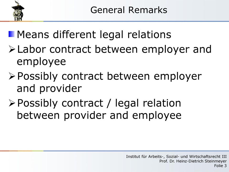 contract between employer and provider Possibly