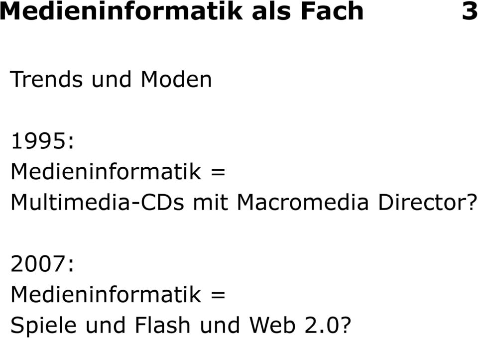 Multimedia-CDs mit Macromedia Director?