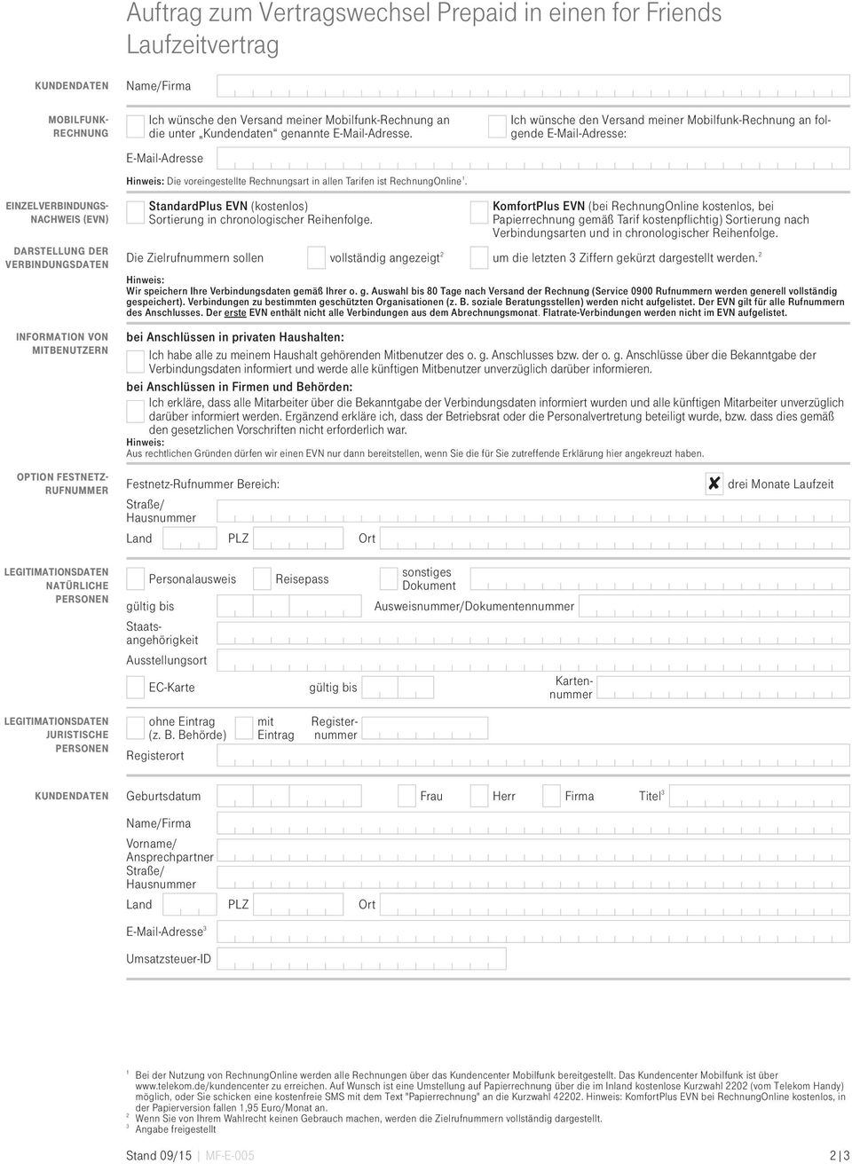 StandardPlus EVN (kostenlos) Sortierung in chronologischer Reihenfolge.