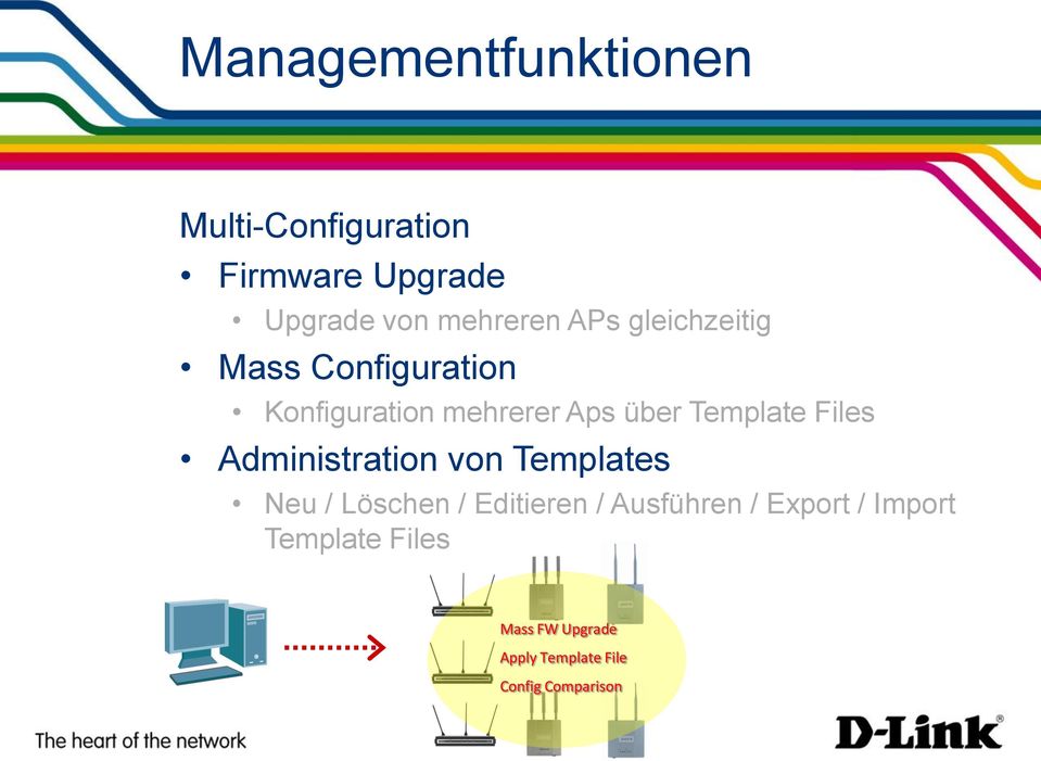 Files Administration von Templates Neu / Löschen / Editieren / Ausführen /