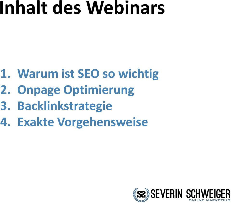 Onpage Optimierung 3.