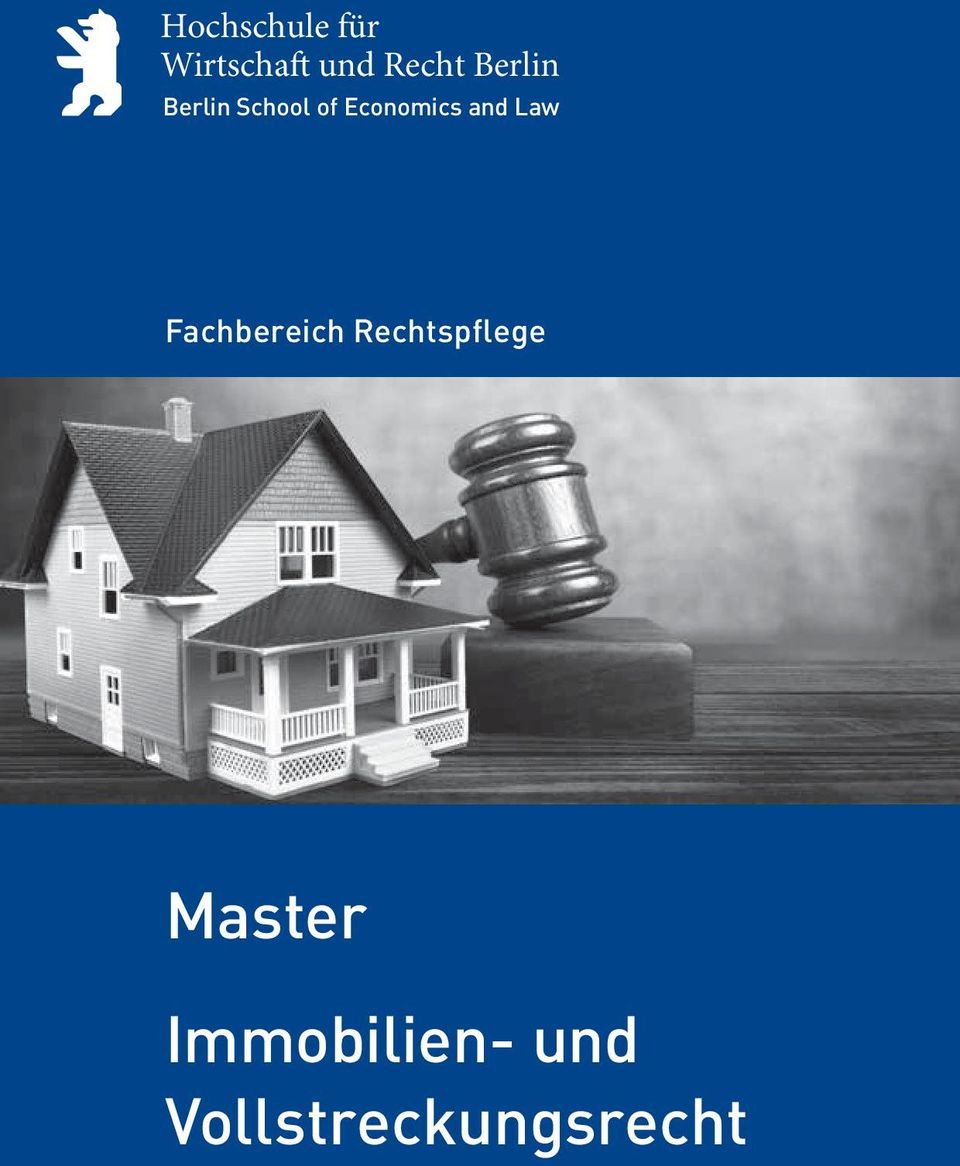 and Law Fachbereich Rechtspflege