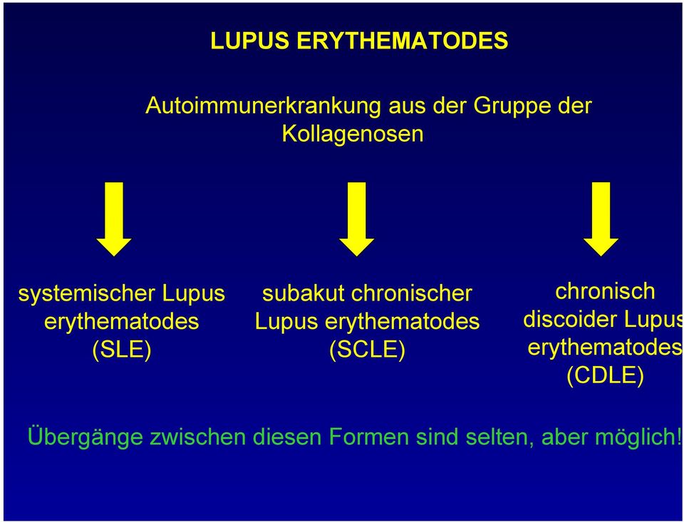 chronischer Lupus erythematodes (SCLE) chronisch discoider Lupus
