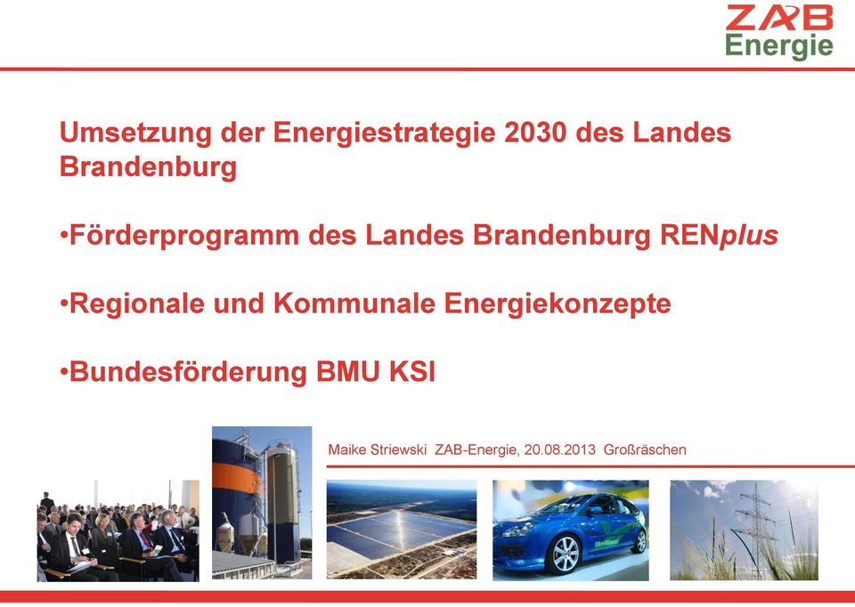 RENplus Regionale und Kommunale Energiekonzepte