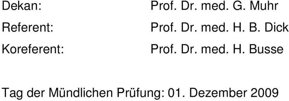 Dick Prof. Dr. med. H.