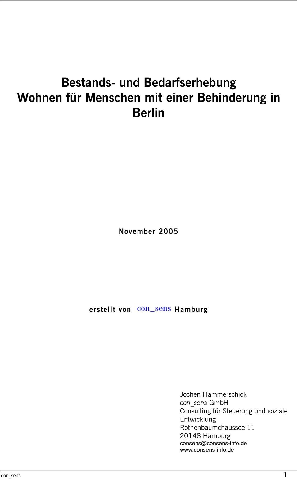 con_sens GmbH Consulting für Steuerung und soziale Entwicklung