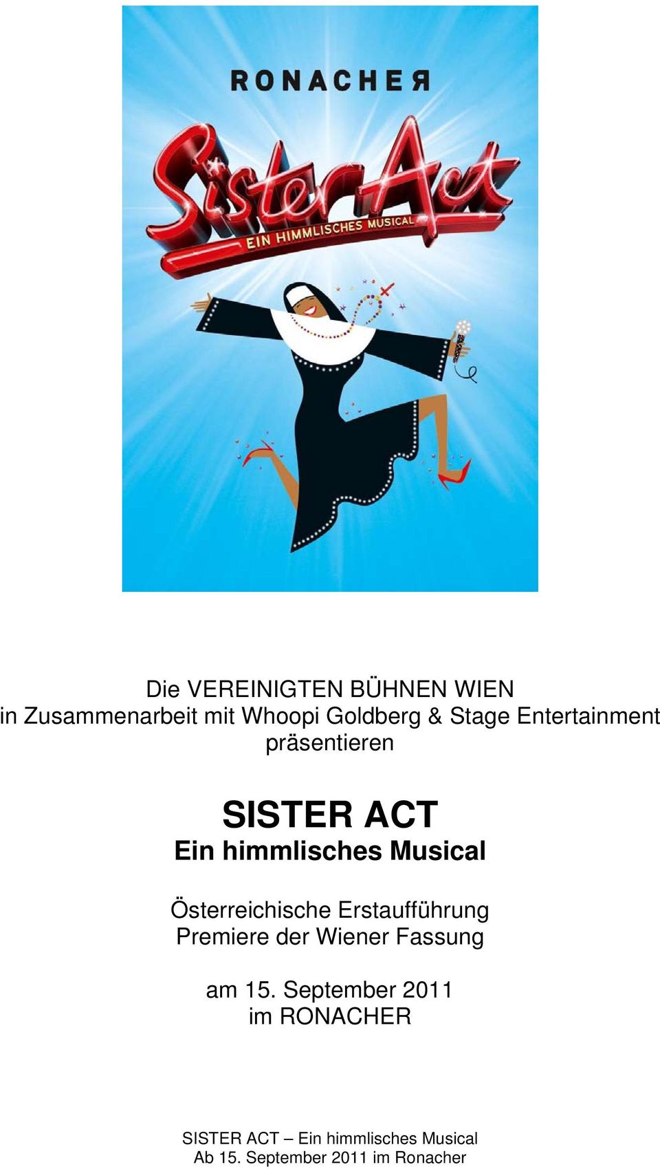 Ein himmlisches Musical Österreichische Erstaufführung