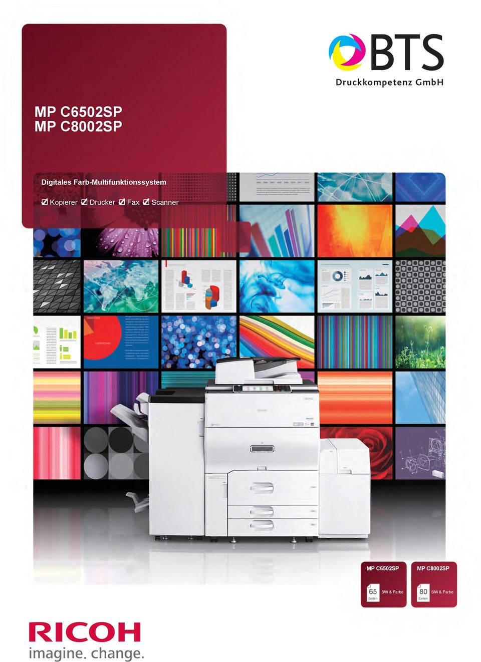 Kopierer Drucker Fax Scanner MP C6502SP MP