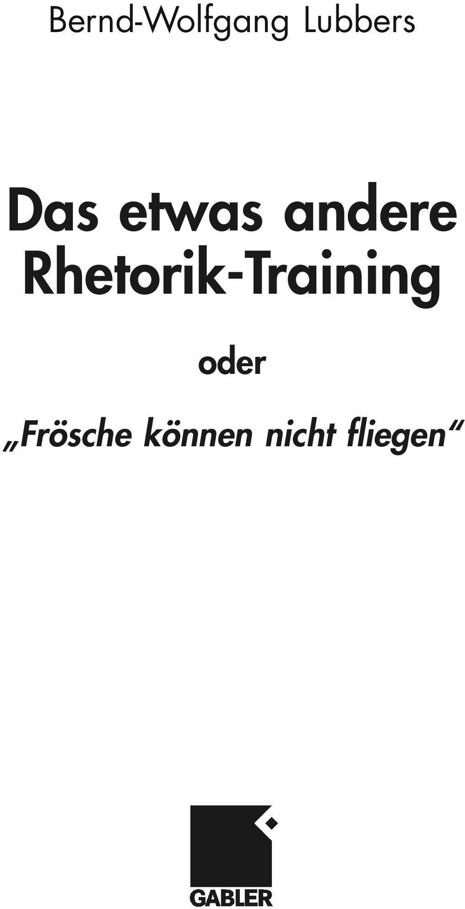 Rhetorik-Training oder