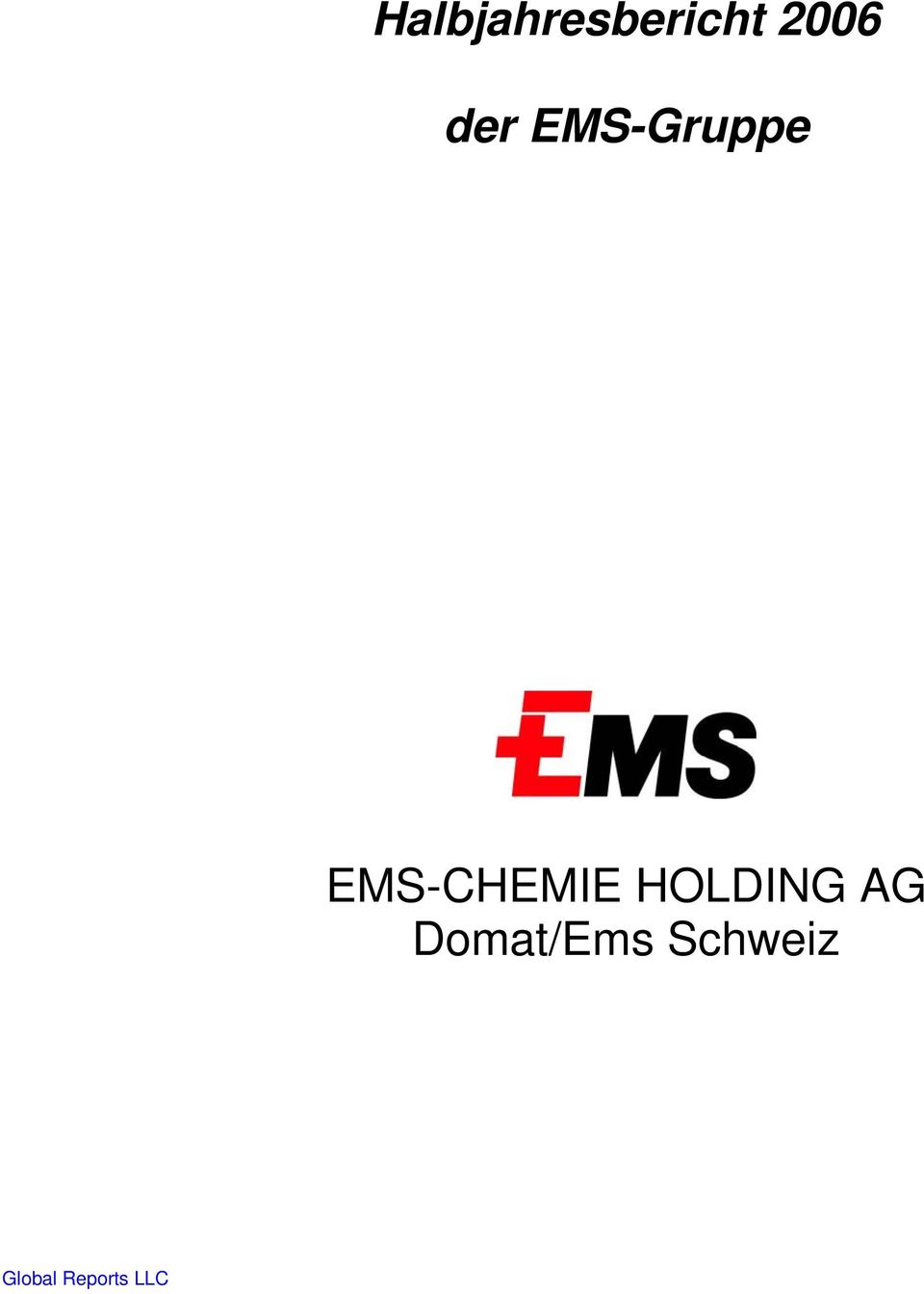 EMS-CHEMIE HOLDING