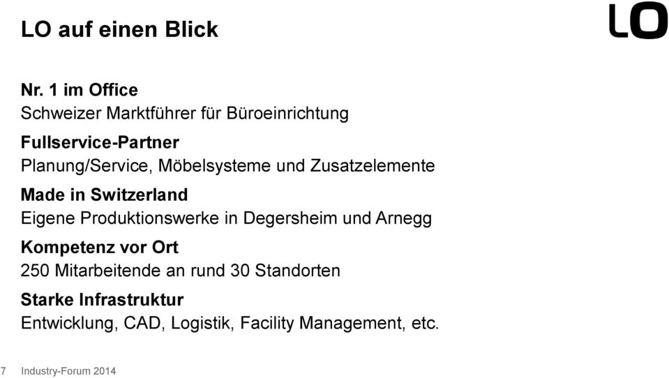 Planung/Service, Möbelsysteme und Zusatzelemente Made in Switzerland Eigene