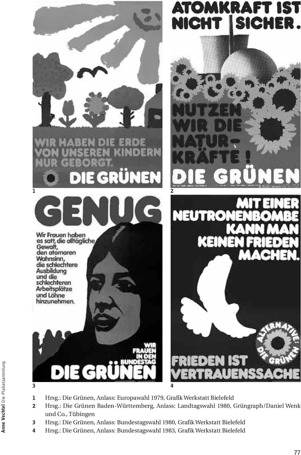 : Die Grünen Baden-Württemberg, Anlass: Landtagswahl 1980, Grüngraph/Daniel Wenk und Co.