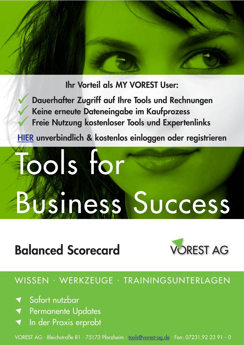 registrieren Tools for Business Success WISSEN. WERKZEUGE.