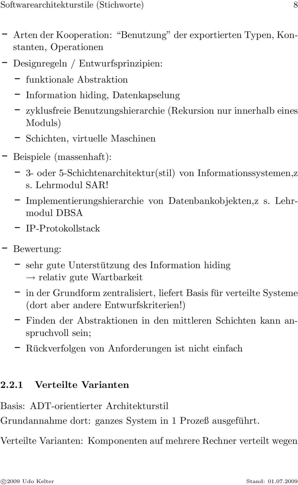 Informationssystemen,z s. Lehrmodul SAR! - Implementierungshierarchie von Datenbankobjekten,z s.