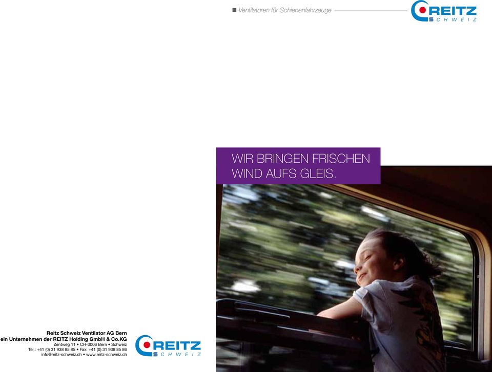 Reitz Schweiz Ventilator AG Bern ein Unternehmen der REITZ Holding GmbH &