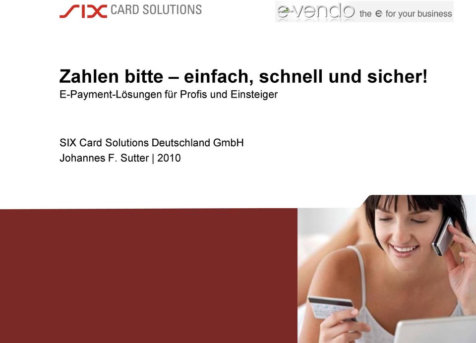 E-Payment-Lösungen für Profis und