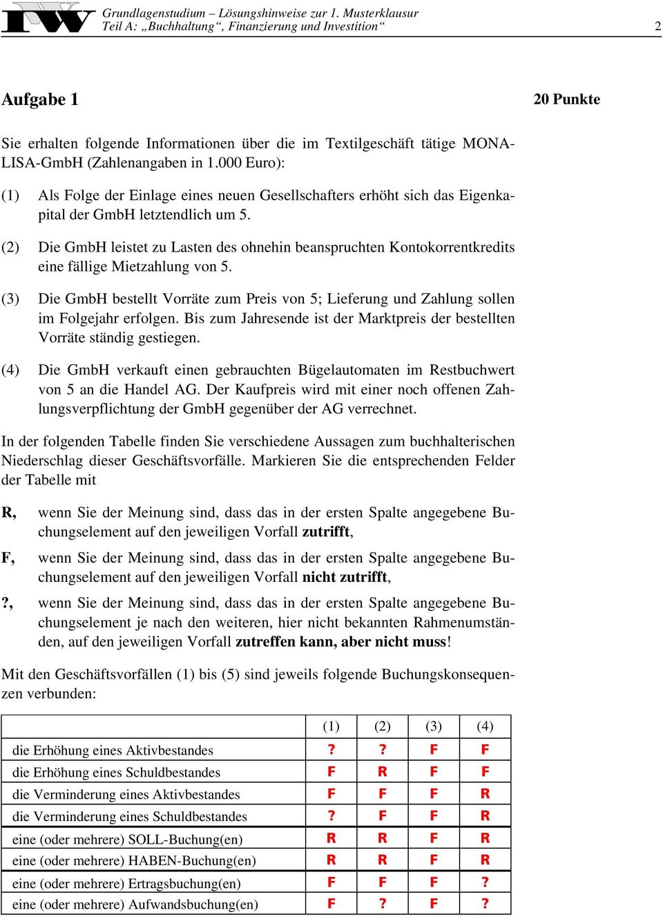 (2) Die GmbH leistet zu Lasten des ohnehin beanspruchten Kontokorrentkredits eine fällige Mietzahlung von 5.