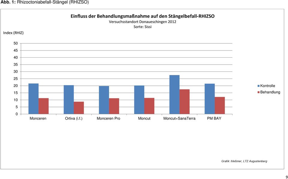 Donaueschingen 2012 Sorte: Sissi 50 45 40 35 30 25 20 15 10 5 0