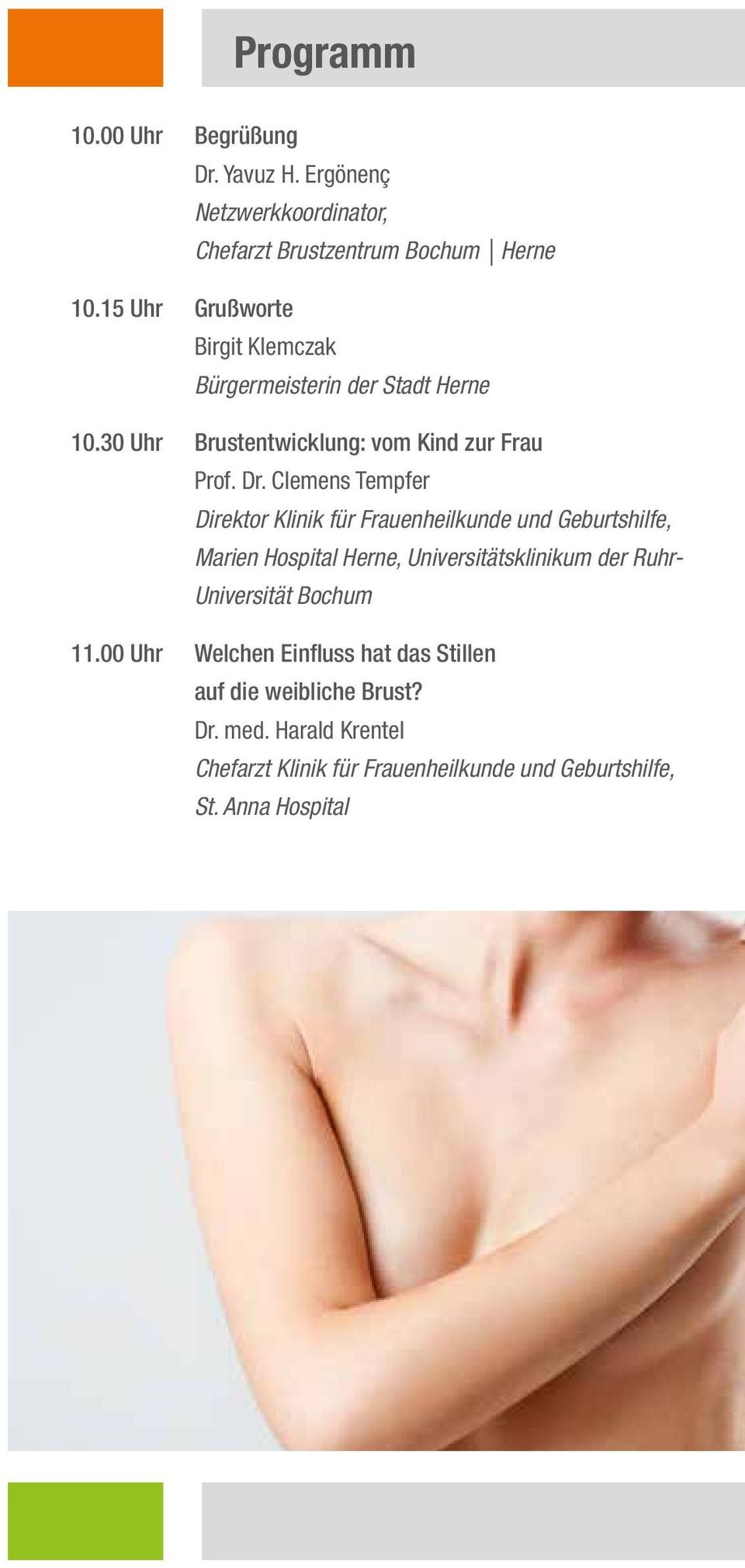 Clemens Tempfer Direktor Klinik für Frauenheilkunde und Geburtshilfe, Marien Hospital Herne, Universitätsklinikum der Ruhr-