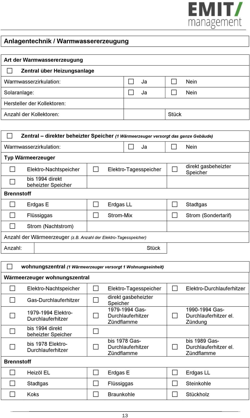 Elektro-Tagesspeicher direkt gasbe