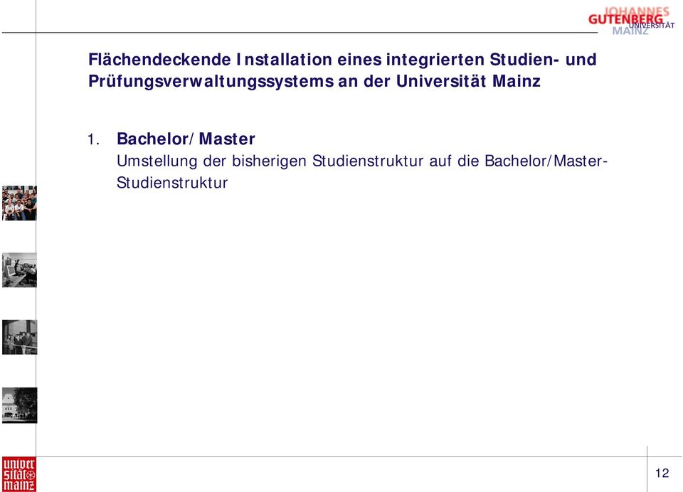 Universität Mainz 1.