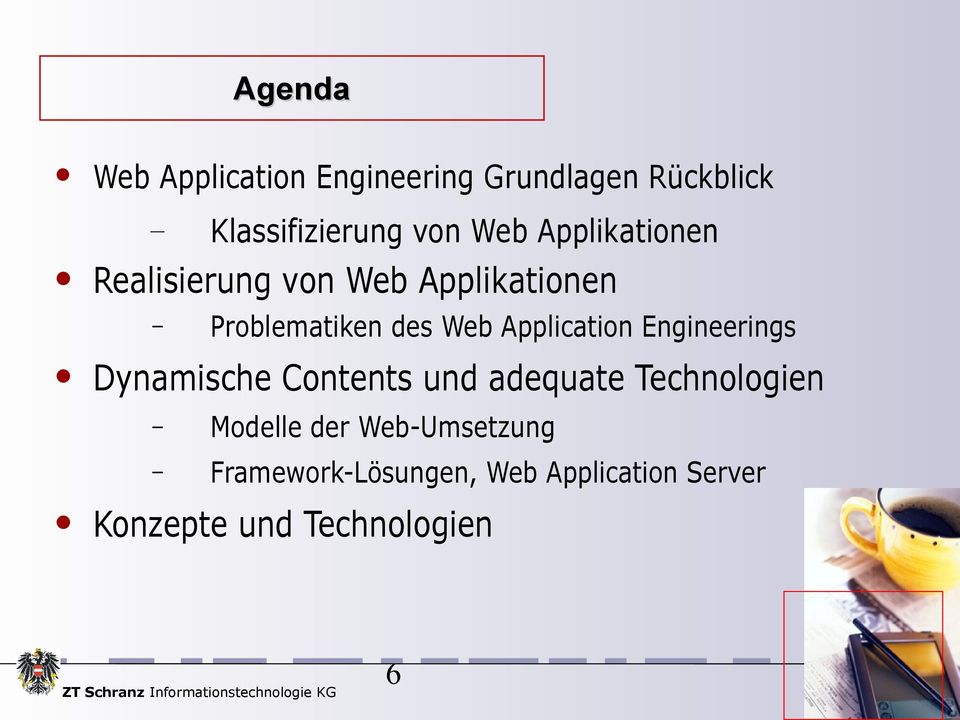 Application Engineerings Dynamische Contents und adequate Technologien Modelle