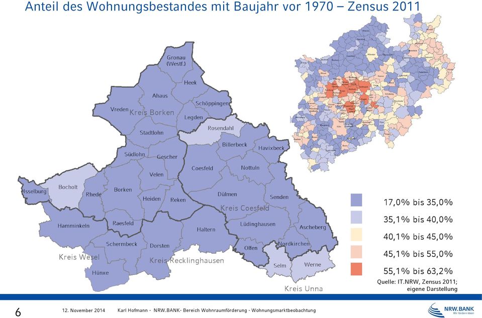 Baujahr vor 1970 Zensus