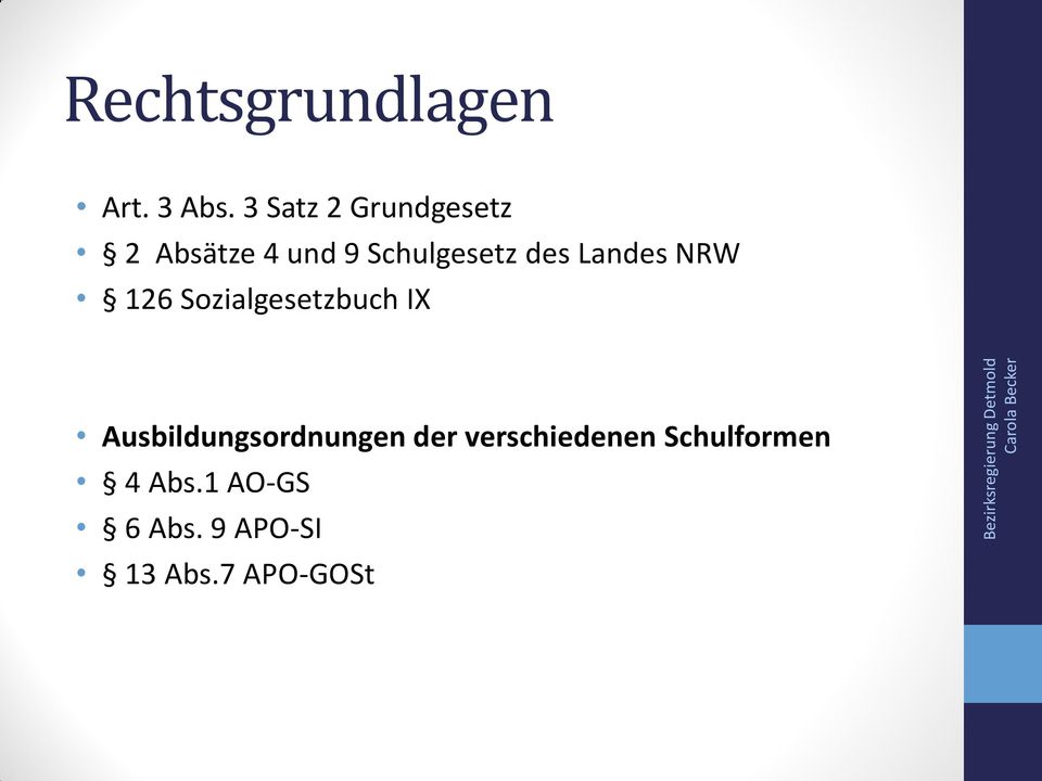 Landes NRW 126 Sozialgesetzbuch IX