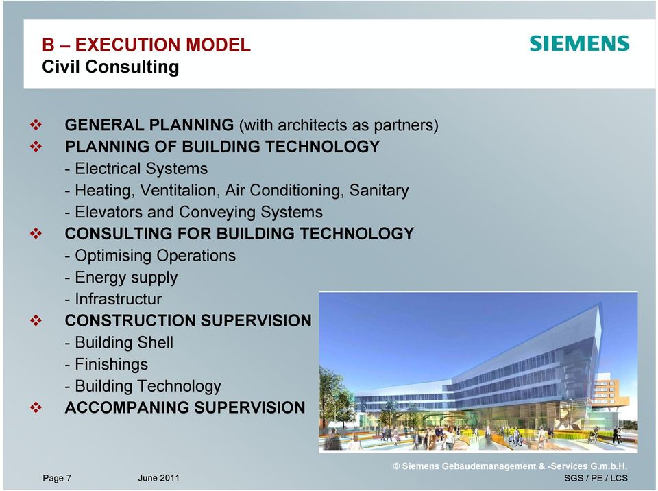 Systems CONSULTING FOR BUILDING TECHNOLOGY - Optimising Operations - Energy supply - Infrastructur