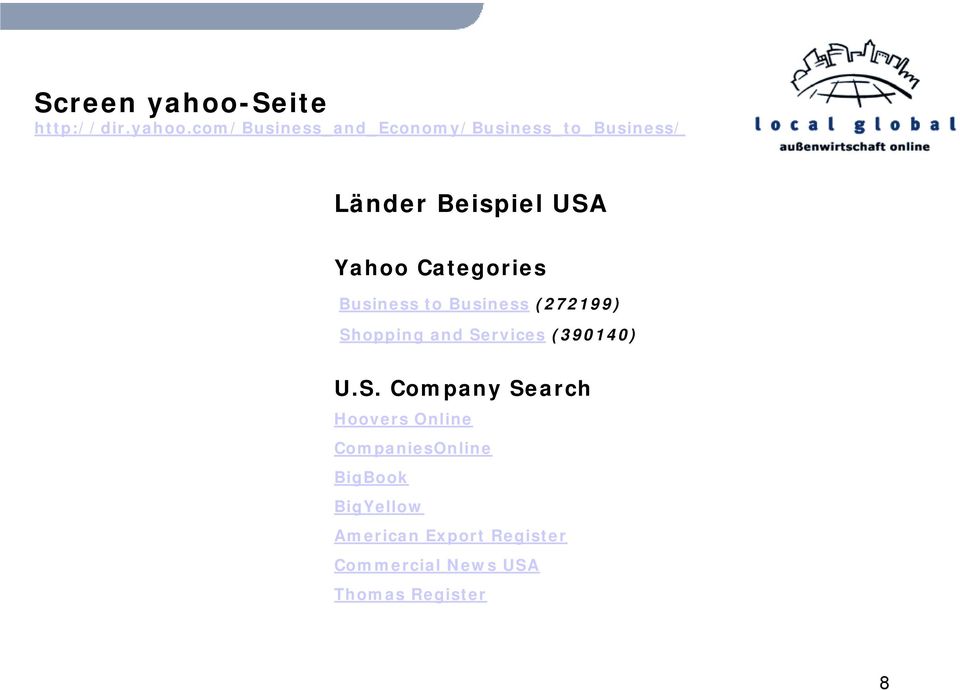 com/business_and_economy/business_to_business/ Länder Beispiel USA Yahoo